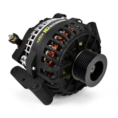 Wrinkle Black HD High Output Alternator 1999-2003 Ford 7.3L Powerstroke XD356 XDP